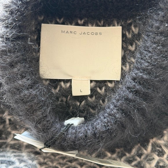 Marc Jacobs Charcoal and Cream Turtleneck Sweater - Picture 6 of 8